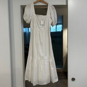 ASTR the label white sun dress NWT